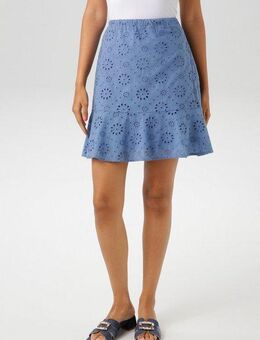 Aniston CASUAL Minirock mit floraler Lochstickerei verziert
