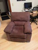 Cheer Sofa -Sesselgarnitur Braun mit Relax-Funktion in 30982