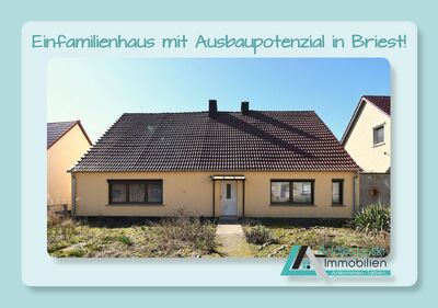 Uckermark - Einfamilienhaus mit Ausbaupotenzial in Briest