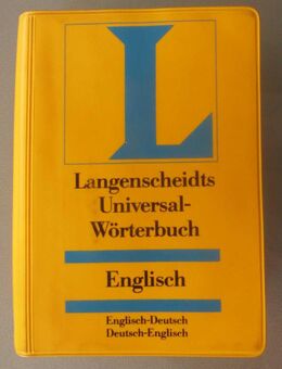 Langenscheidt-Wörterbuch Englisch-Deutsch, Deutsch-Englisch (1994) - Münster