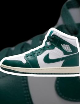 Nike Air Jordan 1 MID White Oxidised Green-Sail Größe 44 - Wiehl
