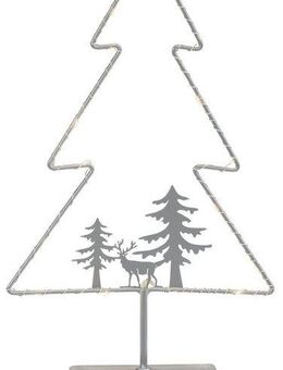 my home Dekobaum Timon (1 St), Weihnachtsbaum, Gestell mit 15 warmen LED's, Höhe ca. 39,5 cm