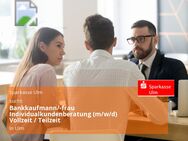 Bankkaufmann/-frau Individualkundenberatung (m/w/d) Vollzeit / Teilzeit - Ulm