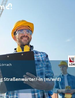 Ausbildung Straßenwärter/-in (m/w/d) - Kandern