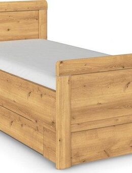 rauch Stauraumbett Bett Einzelbett Stollenbett Bettkästen EVELYN, in Komforthöhe mit Holzkopfteil sowie Schubladen MADE IN GERMANY
