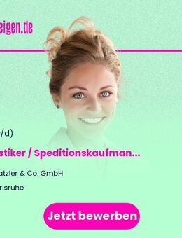 Logistiker / Speditionskaufmann als (Junior) Logistics Manager (m/w/d) / Warendisposition & 3PL in Vollzeit - Karlsruhe