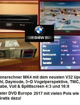 BMW Navi MK4 Navigationsrechner Logowahl & Europa DVD 2017 - Kempen