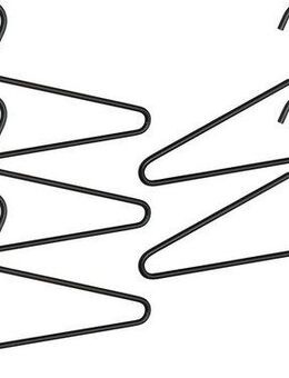 WENKO Kleiderbügel Modell Lux, (Set, 5-tlg), Garderobenbügel aus Aluminium, minimalistisches Design