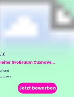 Filialleiter (m/w/d) Großraum Cuxhaven - Cuxhaven