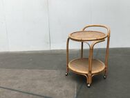 Dal Vera Rattan Side Table Cart Tisch zu Mid Century 60er 70er - Hamburg Hamburg-Nord