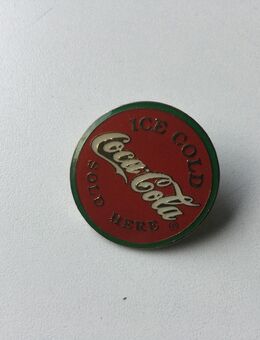 Coca-Cola Sammler Pin Ice Cold Coca-Cola Sold Here - Fulda