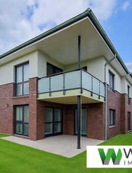 Exklusive Neubau-Luxuswohnung im 1. OG mit großem Balkon - Effizienzhaus 40 mitten in Itzehoe - Provisionsfrei! - Itzehoe