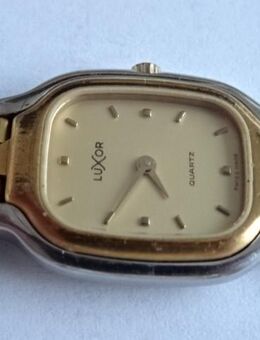 Damenglieder-Armbanduhr Luxor Swiss Quarz alt stainless Steel waterproved - Bonn