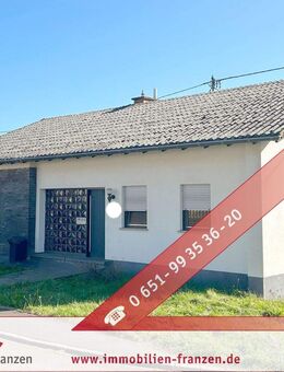 Ebenerdiges Wohnen mit zusätzlichem Komfort: Haus mit Keller, Balkon und Garten! - Konz