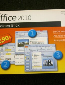 Microsoft -volles Programm- Office-Word-Power-Exell 2010 - 4 Bücher - - Mahlberg