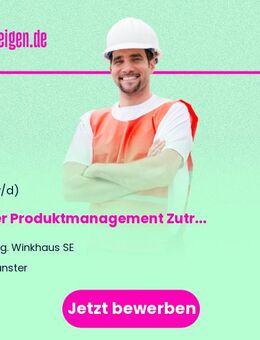 Leiter Produktmanagement (m/w/d) Zutrittsorganisation - Münster