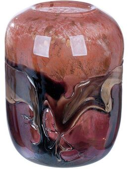Casablanca by Gilde Tischvase Glasart Vase "Apart", Vasenöffnung Ø ca. 9,5 cm (1 St), aus durchgefärbtem Glas, wasserdicht