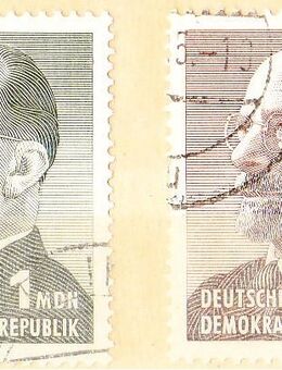 DDR Briefmarken Walter Ulbricht groß (456) - Hamburg