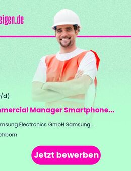 Commercial Manager (m/w/d) Smartphone Business - Eschborn