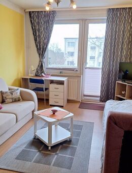 Voll möbliert und sofort verfügbar - 1-Zimmer-ETW mit Südbalkon und Stellplatz in Fleischervorstadt - Greifswald