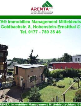 KINDER- * SENIOREN- & ROLLSTUHLGERECHT * NEU RENOVIERT * FULL-HD-VIDEO HIER * VINYLBODEN * WINTERGARTEN INS GRÜNE * BAD NEU * BODENTIEFE DUSCHE * BADE - Hohenstein-Ernstthal