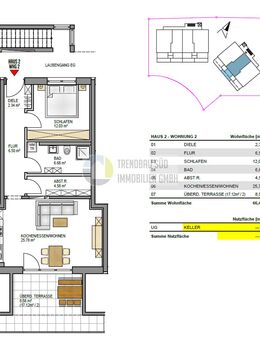 Nachhaltig Wohnen in Mietingen - Energieeffiziente Neubauwohnung KfW 40 + QNG - Mietingen
