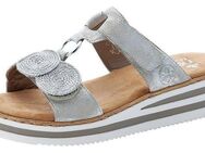 Rieker Pantolette, Keilabsatz, Sommerschuh, Schlappen für den Sommer