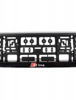 2x ORIGINAL Kennzeichenhalter für Audi S-Line UV-Druck witterungsbeständig Sline Set112 - Ingolstadt