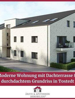 Moderne Wohnung mit Dachterrasse & durchdachtem Grundriss in Tostedt - Tostedt