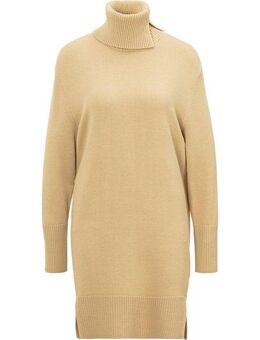 BOSS ORANGE Strickkleid Feringata Premium Damenmode mit Geripptem Rollkragen