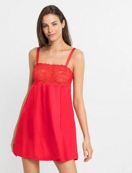 bonprix Negligé Negligé mit Glanzeffekt