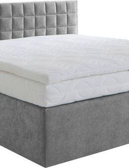 Westfalia Schlafkomfort Boxspringbett Dublin, wahlweise mit Topper in verschiedenen Härtegraden erhältlich, mit schöner Kopfteilversteppung