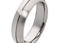 Herrenring Titanring HT078 ohne Stein mit gratis Gravur - Aholming