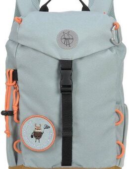 LÄSSIG Kinderrucksack Nature, Mini Outdoor Backpack, Light Blue, aus recycelten PET-Flaschen