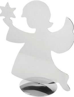 Fink Engelfigur Dekofigur, HOLYWORKER (1 St), Deko-Engel, Weihnachtsdeko aus Edelstahl