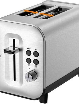 Krups Toaster KH682D Excellence, 2 Schlitze, 850 W, berührungsempfindliche Tasten, Anhebevorrichtung, 8 Bräunungsstufen