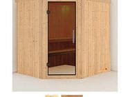 Karibu Sauna Siirin, BxTxH: 196 x 170 x 198 cm, 68 mm, (Set) ohne Ofen
