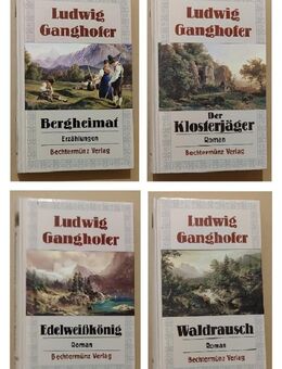 Ludwig Ganghofer - Bergheimat / Der Klosterjäger / Edelweißkönig / Waldrausch - Essen