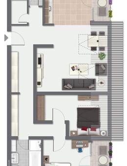Vermietete 3-Zimmer-Wohnung mit Tageslichtbad und gleich 2 Balkonen - Ginsheim-Gustavsburg