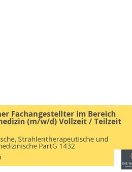 Medizinischer Fachangestellter im Bereich Allgemeinmedizin (m/w/d) Vollzeit / Teilzeit - München