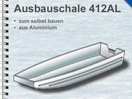 Bauplan für Ausbauschale mit Flachboden, L 412 cm, aus Aluminium, Alu Ruderboot, Angelboot,Motorboot - Berlin