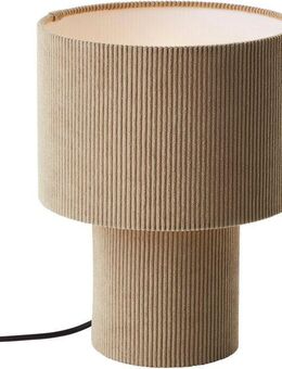 LeGer Home by Lena Gercke Tischleuchte Kathleen Cordleuchte, ohne Leuchtmittel, Cordstoff, H 30 cm, Ø 23 cm, E27, Cord, Stoffleuchte, Tischlampe