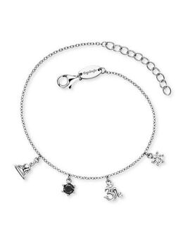 Engelsrufer Armband Yin Yang Buddha und Om, Made in Germany - mit Zirkonia (synth) - mit Süßwasserzuchtperle