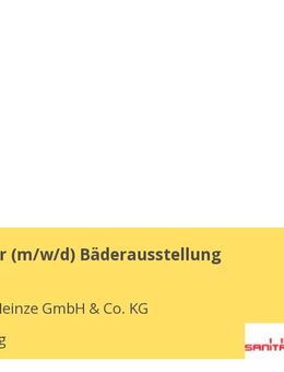 Fachberater (m/w/d) Bäderausstellung - Straubing