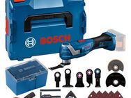Bosch Professional Multischleifer »GOP 18V-34«, Starlock Tauchsägeblätter+Zubehör in L-BOXX, ohne Akku und Ladegerät