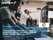 Technischer Konfektionär (m|w|d) (Industrie-) Näher / Schneider (m|w|d), Sattler / Sattlerhelfer (m|w|d) - Augsburg