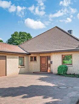 Wohnen auf einer Ebene - Bungalow in ruhiger Lage und großem Garten - Tarp