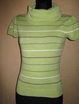 NEU * Sexy * Kurzarm * Rollkragen * Feinstrick * Pullover "Colours of The World" Gr. 34- 36/ XS- S * kiwi- pistazien- grün * - Riedlingen