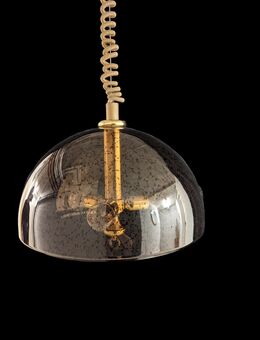 Pilzhängelampe Mushroomlamp, braun 70er retro - Ginsheim-Gustavsburg