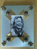 Bilderrahmen UNIKAT v. Allison Stern (US-Amerikanerin/Name eingeritzt hinten in 12203